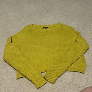 wild fable Green Cropped Sweater